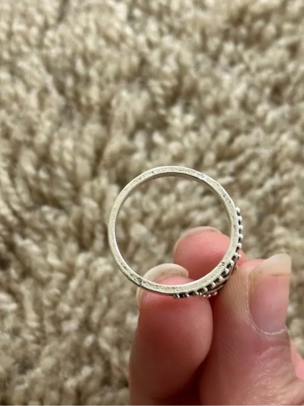 Shams Indian Ring in Silver, Amazing - Picture 4 of 4